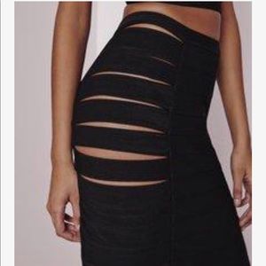 Bandage Slit Skirt